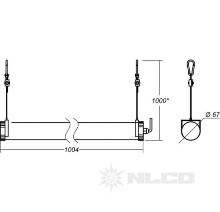 Светильник NLCO ISK32-01-PC